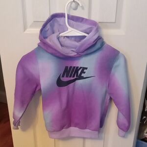 Girls Nike Tie Dye Purple and Blue 2pc Sweatsuit Size 4T